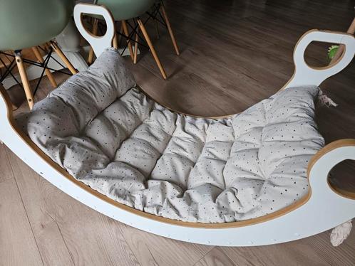 Tupti Wood grote Houten 3in1 klimbrug/schommel en tafel, Kinderen en Baby's, Kinderkamer | Overige Meubels, Gebruikt, Ophalen