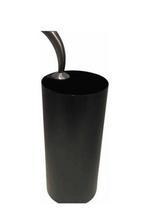 Vintage zwart plastic en chromen "Golf" paraplubak, 1970, Ophalen of Verzenden, Zo goed als nieuw, Metaal