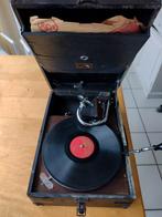 Vintage Koffer Grammofoon, Audio, Tv en Foto, Platenspelers, Ophalen, Gebruikt, Platenspeler, Overige merken