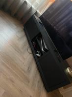 Tv meubel/kast zwart, 150 tot 200 cm, Ophalen of Verzenden, Zo goed als nieuw, Minder dan 100 cm