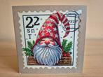 A13- daimond painting kaart- gnome postzegel (3), Ophalen of Verzenden, Nieuw, Overige thema's