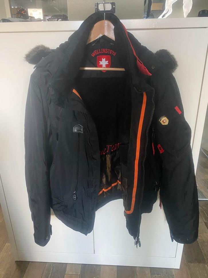 Wellensteyn Winterjas Zwart Maat M, Kleding | Heren, Jassen | Winter, Gedragen, Maat 52/54 (L), Blauw, Ophalen of Verzenden