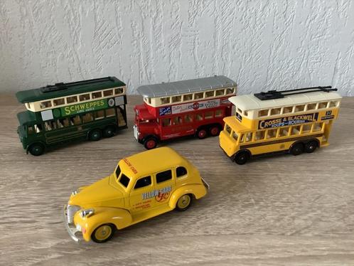 4x days gone lledo 3x bus 1 auto in nieuwstaat 5,-/st los tk, Hobby en Vrije tijd, Modelauto's | Overige schalen, Zo goed als nieuw