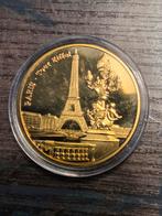 Gouden Parijs Munt - Eiffeltoren, Ophalen of Verzenden