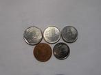 5 munten Brazilie 25,10,5,1 centavos  1994/2003, Ophalen of Verzenden, Zuid-Amerika, Setje