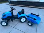 Falk 'Landini 110' blauwe traptractor incl. aanhanger, Kinderen en Baby's, Speelgoed | Buiten | Voertuigen en Loopfietsen, Ophalen
