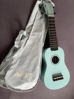 Mahalo Ukelele met Tas - Lichtblauw, Ophalen of Verzenden, Zo goed als nieuw