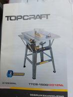 Topcraft zaagtafel, Topcraft/FERM, Cirkelzaag, Ophalen of Verzenden, 30 tot 70 mm