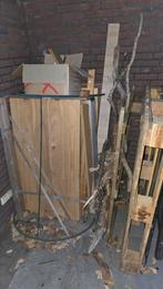 Hout, gratis af te halen, Doe-het-zelf en Verbouw, Hout en Planken, Ophalen, Gebruikt, 50 mm of meer, Pallet