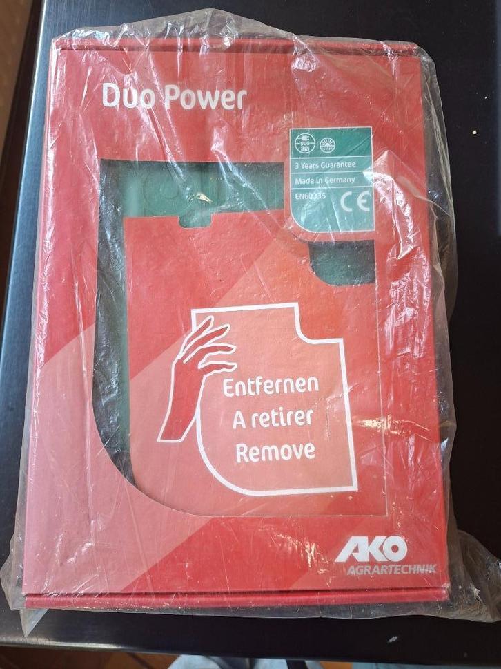 Duo power stroomapparaat, nieuw, merk AKO, Dieren en Toebehoren, Stalling en Weidegang, Toebehoren