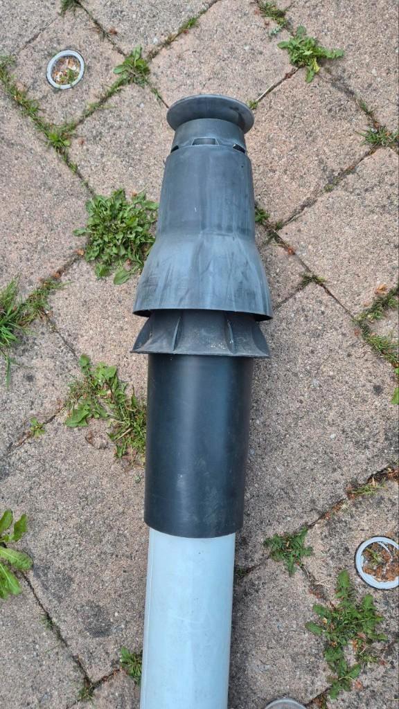 dakdoorvoer schoorsteen / schoorsteenkap / trekkap, Doe-het-zelf en Verbouw, Dakpannen en Dakbedekking, Gebruikt, Overige typen