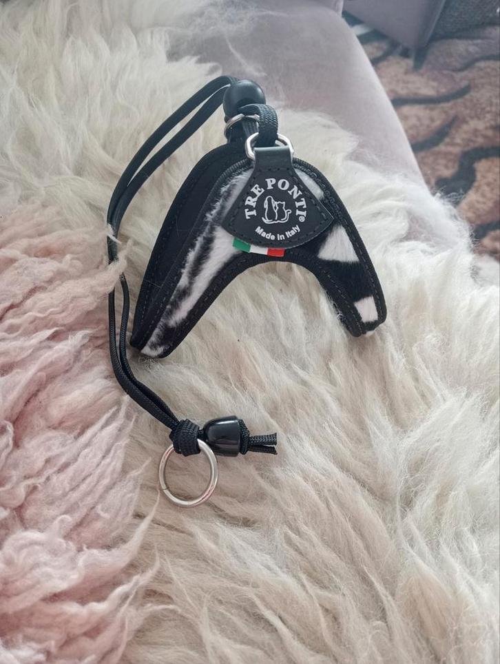 Tre Ponti Liberty Tuigje kitten mt. 1 zwart/wit, Dieren en Toebehoren, Katten-accessoires, Zo goed als nieuw, Ophalen of Verzenden