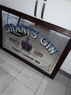 Originele reclamespiegel Grants Gin, Verzamelen, Merken en Reclamevoorwerpen, Ophalen, Gebruikt, Reclamebord