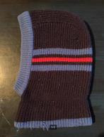 Warme blauw-rode bivakmuts kind, warme muts, Ophalen of Verzenden, Gebruikt, Jongen of Meisje, Muts