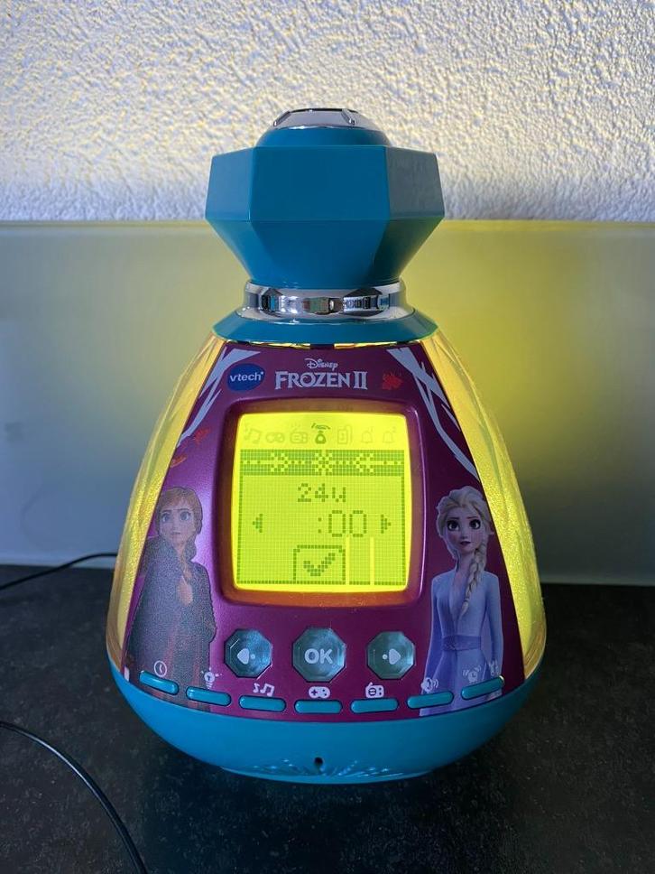 VTech KidiMagic Frozen 2 wekker met sfeerlicht, Kinderen en Baby's, Speelgoed | Vtech, Gebruikt, 4 tot 6 jaar, Ophalen of Verzenden