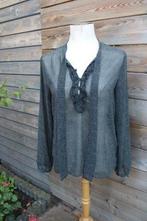 Tuniek zwart/ grijs Purdey mt 40 transparant Vaste prijs OPR, Kleding | Dames, Maat 38/40 (M), Zwart, Ophalen of Verzenden, Zo goed als nieuw