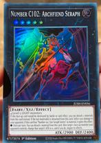 Yu-Gi-Oh! Number C102: Archfiend Seraph JUSH 1st Ed !, Hobby en Vrije tijd, Verzamelkaartspellen | Yu-gi-Oh!, Verzenden, Zo goed als nieuw