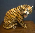 Vintage keramische tijger – 45 cm – eyecatcher!, Ophalen, Zo goed als nieuw, Dier