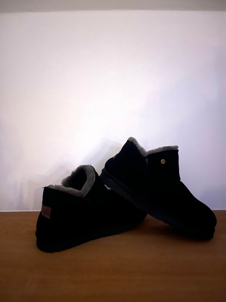 Warmbat sloffen, Zwart, Nieuw, Ophalen of Verzenden, Pantoffels of Sloffen