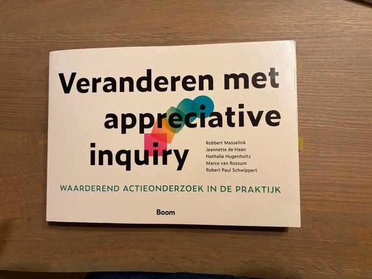 Masselink e.a  - Veranderen met appreciative inquiry, Boeken, Wetenschap, Zo goed als nieuw, Overige wetenschappen, Ophalen of Verzenden