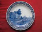 Delfts blauw bord Sphinx, Antiek en Kunst, Ophalen of Verzenden