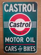 Castrol Motor Oil Metalen Bord 20x30cm, Verzamelen, Merken en Reclamevoorwerpen, Verzenden, Nieuw