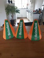 carnaval heineken toeters 3 stuks oranje met groen wk, Ophalen, Gedragen, Carnaval, Accessoires
