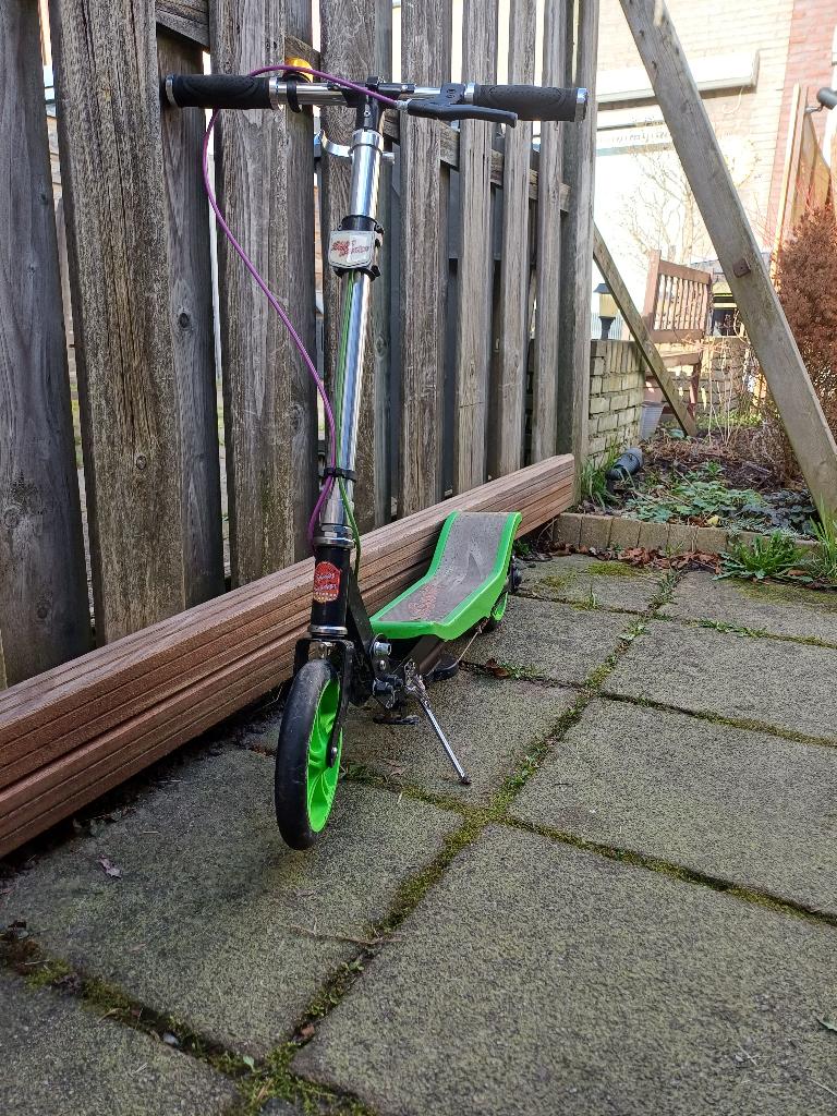 Spacescooter groen, Fietsen en Brommers, Steps, Gebruikt, Overige typen, Ophalen