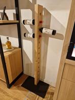 Houten Wijnpaal wijnrek voor 13 flessen 140cm hoog, Ophalen, Zo goed als nieuw, Hout, 5 tot 15 flessen