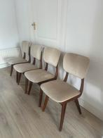 4 Teak Stoelen – Louis van Teeffelen Webe, Ophalen, Zo goed als nieuw, Overige kleuren, Stof
