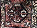 Vierkant, handgeknoopt klein tapijt. Perzisch. Vintage, 50 tot 100 cm, Gebruikt, Ophalen of Verzenden, Perzisch uit de provincie