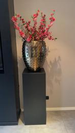 2x Zwarte MDF Zuilen Sokkel - 100x40cm, Ophalen, Gebruikt