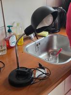 Zwarte Bureaulamp met Flexibele Arm, Gebruikt, Ophalen of Verzenden, Modern, Minder dan 50 cm