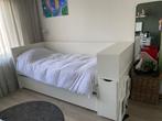 Ikea Flaxa  1 pers bed met onderbed en nachtkastje., Huis en Inrichting, Slaapkamer | Bedden, Ophalen, Gebruikt, 90 cm, Eenpersoons