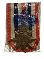 Nederlandse medaille Orde en Vrede in originele zakje, Verzenden, Landmacht, Nederland, Lintje, Medaille of Wings