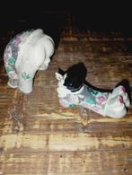 Vintage Chinese Okimono beeldjes van spelende kinderen, Antiek en Kunst, Ophalen of Verzenden