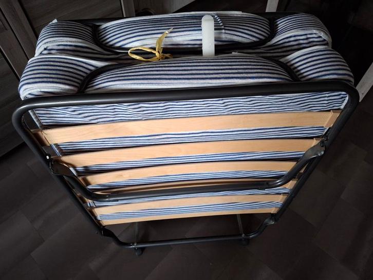 opklapbed 1 persoons, Huis en Inrichting, Slaapkamer | Slaapbanken, Zo goed als nieuw, 80 cm, 190 cm of minder, Eenpersoons, Ophalen