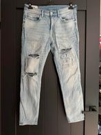 Lichtblauwe ripped jeans maat 33, Blauw, Overige jeansmaten, Ophalen of Verzenden, Zo goed als nieuw