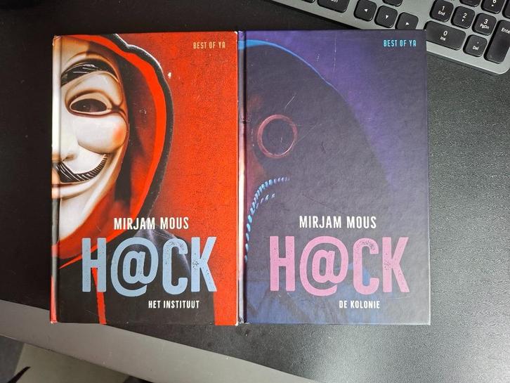 H@ck - Mirjam Mous, Boeken, Kinderboeken | Jeugd | 13 jaar en ouder, Gelezen, Fictie, Ophalen of Verzenden