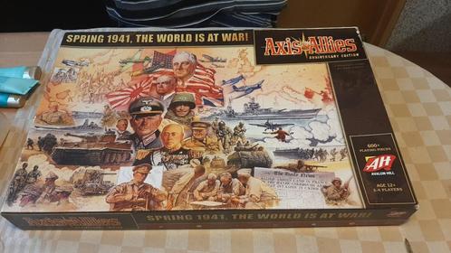 bordspel ww2 Axis & Allies anniversary edition 2008 Avalon, Hobby en Vrije tijd, Gezelschapsspellen | Bordspellen, Nieuw, Een of twee spelers