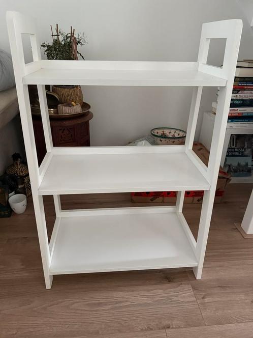 Witte open kast met 3 legplanken, Huis en Inrichting, Kasten | Stellingkasten, Zo goed als nieuw, Ophalen