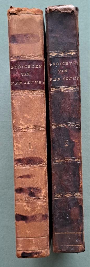 Dichtwerken van Mr. Hyronymus van Alphen - 2 delen 1838, Boeken, Gedichten en Poëzie, Gelezen, Eén auteur, Ophalen of Verzenden