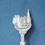 verzilverd lepeltje Kasteel Doorwerth (S AM 90) bewerkte bak, Antiek en Kunst, Antiek | Bestek, Ophalen of Verzenden