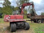 1989 O&K MH4 Banden graafmachine, Zakelijke goederen, Machines en Bouw | Kranen en Graafmachines, Graafmachine