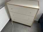 Witte Ladekast met 3 Laden, Huis en Inrichting, Ophalen, Gebruikt, 50 tot 100 cm, 3 of 4 laden