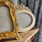 2 brocante antieke lijsten fotolijstjes Prijs voor set, Ophalen of Verzenden