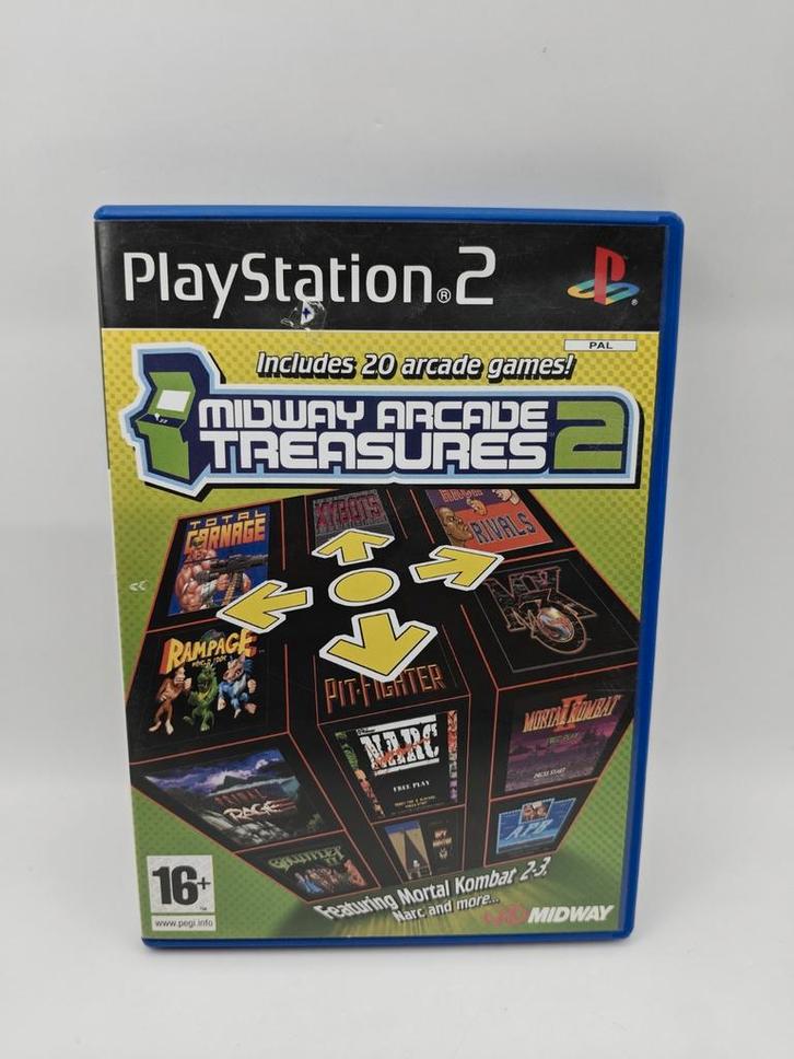 Midway Arcade Treasures 2 PS2, Spelcomputers en Games, Games | Sony PlayStation 2, Zo goed als nieuw, Racen en Vliegen, 1 speler