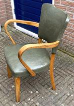 Leuke Vintage Stoel - retro mid century fifties sixties, Huis en Inrichting, Fauteuils, Ophalen, Gebruikt, Minder dan 75 cm, Hout