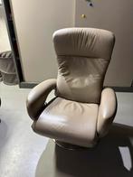 Hukla Relaxfauteuil - Handbediening, Ophalen, Gebruikt, Leer, 75 tot 100 cm