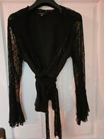 Mooie zwarte blouse kant Stills maat 36, Ophalen of Verzenden, Zo goed als nieuw, Maat 36 (S), Zwart